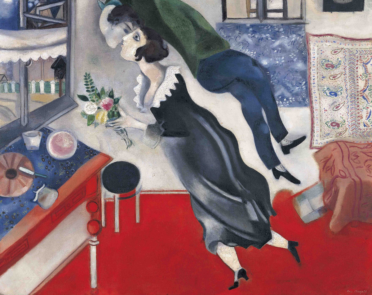 Marc Chagall: Birthday (detail), 1923