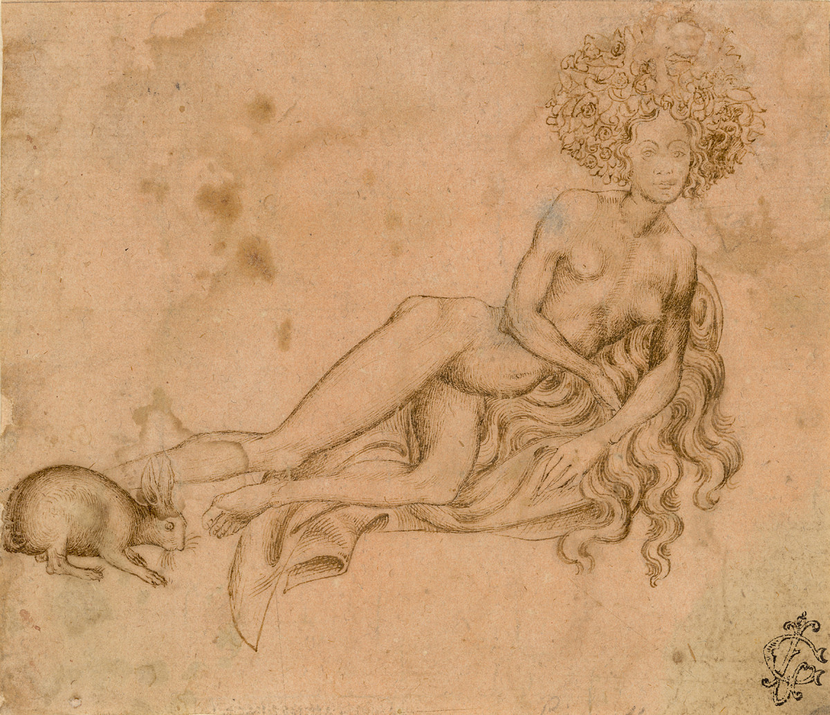 Antonio Pisano, gen. Pisanello: Allegorie der Luxuria (Recto), um 1425–1430