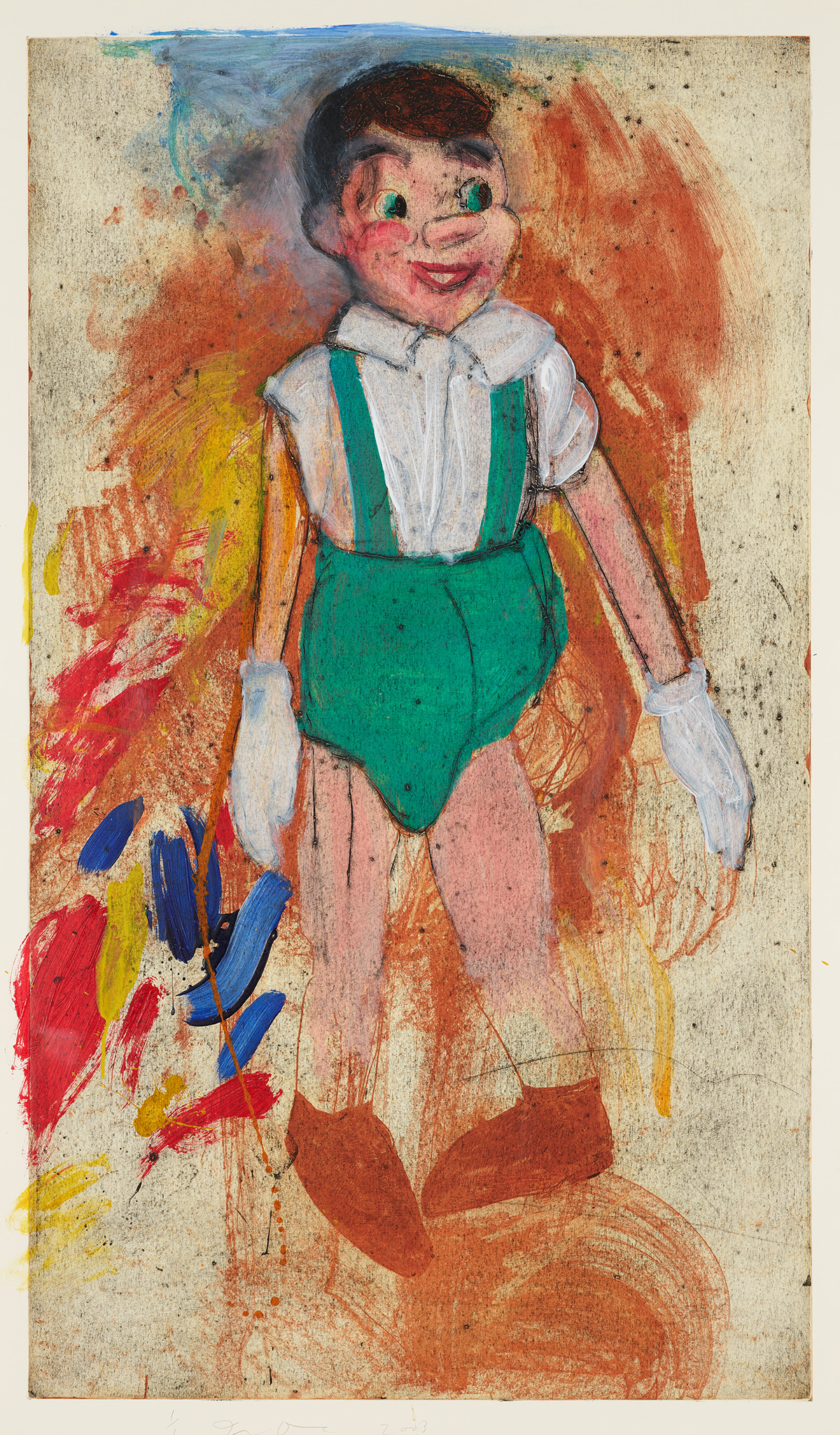 Jim Dine: New Pinocchio #16, 2003