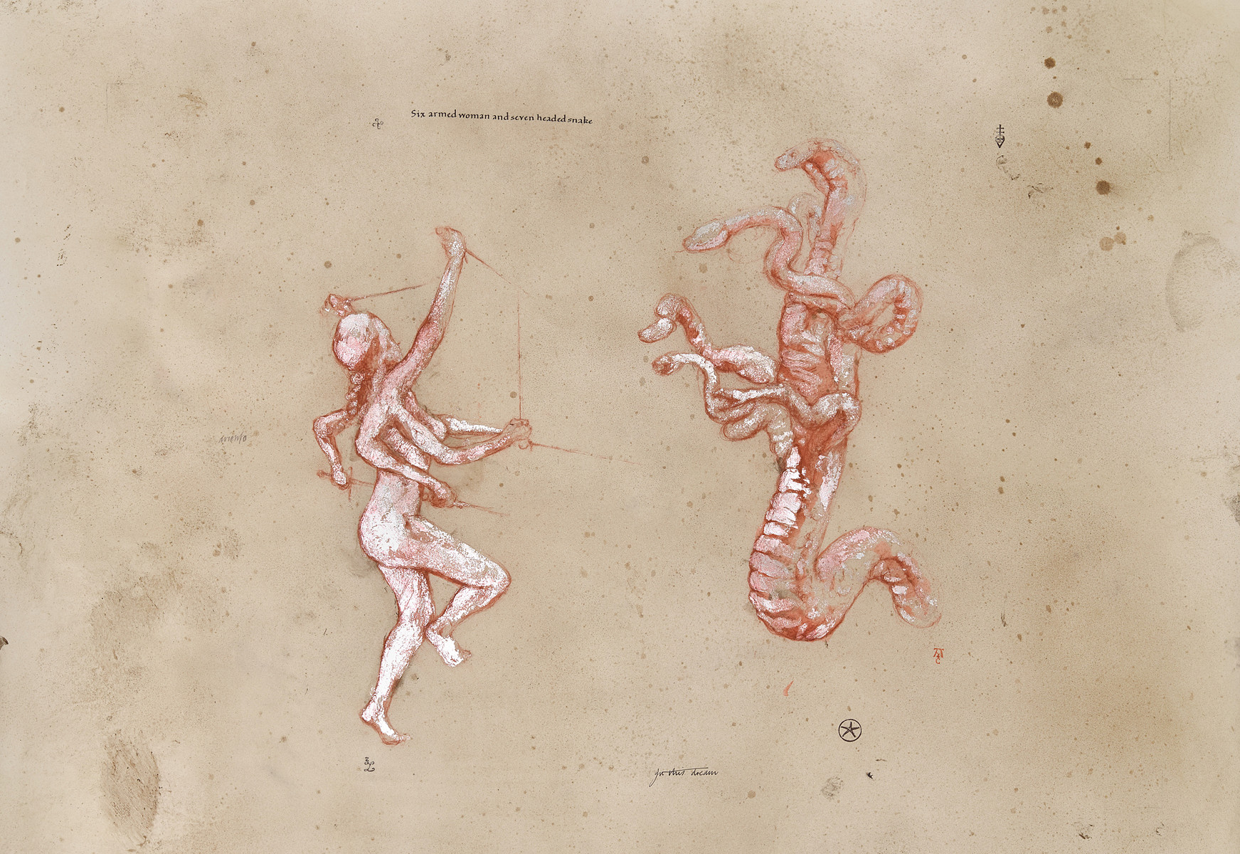 Damien Hirst: Kali Confronts Hydra, 2015