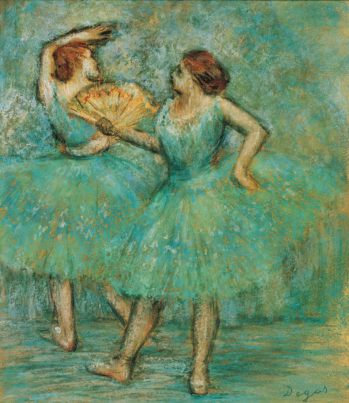 Edgar Degas | Zwei Tänzerinnen, um 1905 | ALBERTINA, Wien – Sammlung Batliner © Bildrecht, Wien 2025