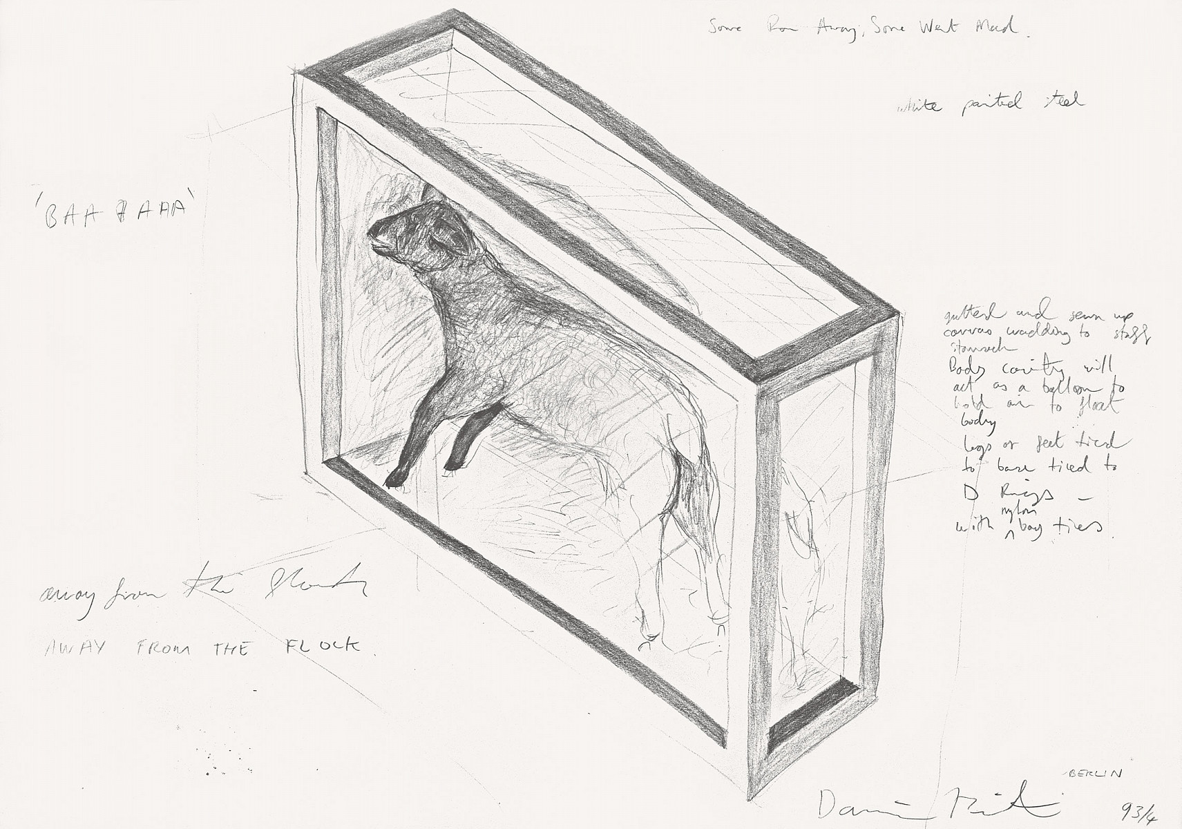 Damien Hirst: Away from the Flock, 1994