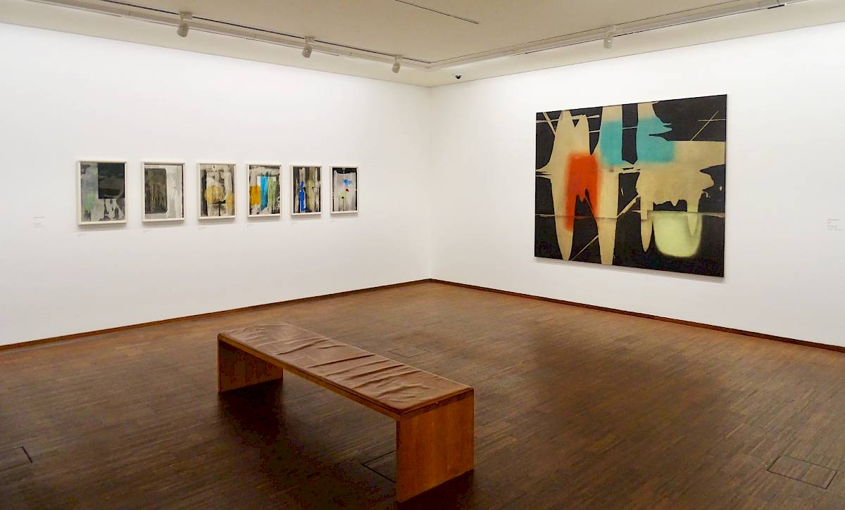Exhibition view, Abstract art from Austria. 1960 to present | Photo © The Albertina Museum, Vienna, Ivana Novoselac