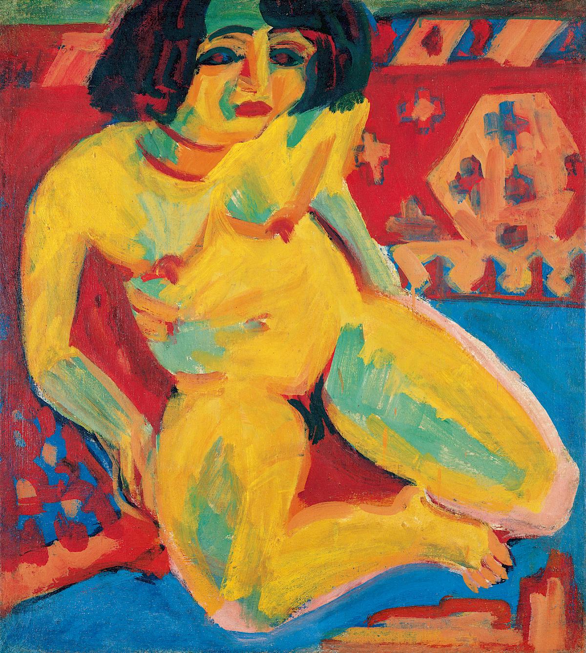 Ernst Ludwig Kirchner: Female Nude (Dodo), ca. 1909