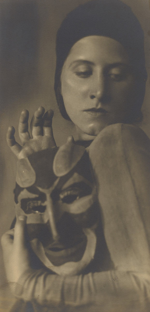 Anton Josef Trčka: The Dancer Hilde Holger with Mask, 1925