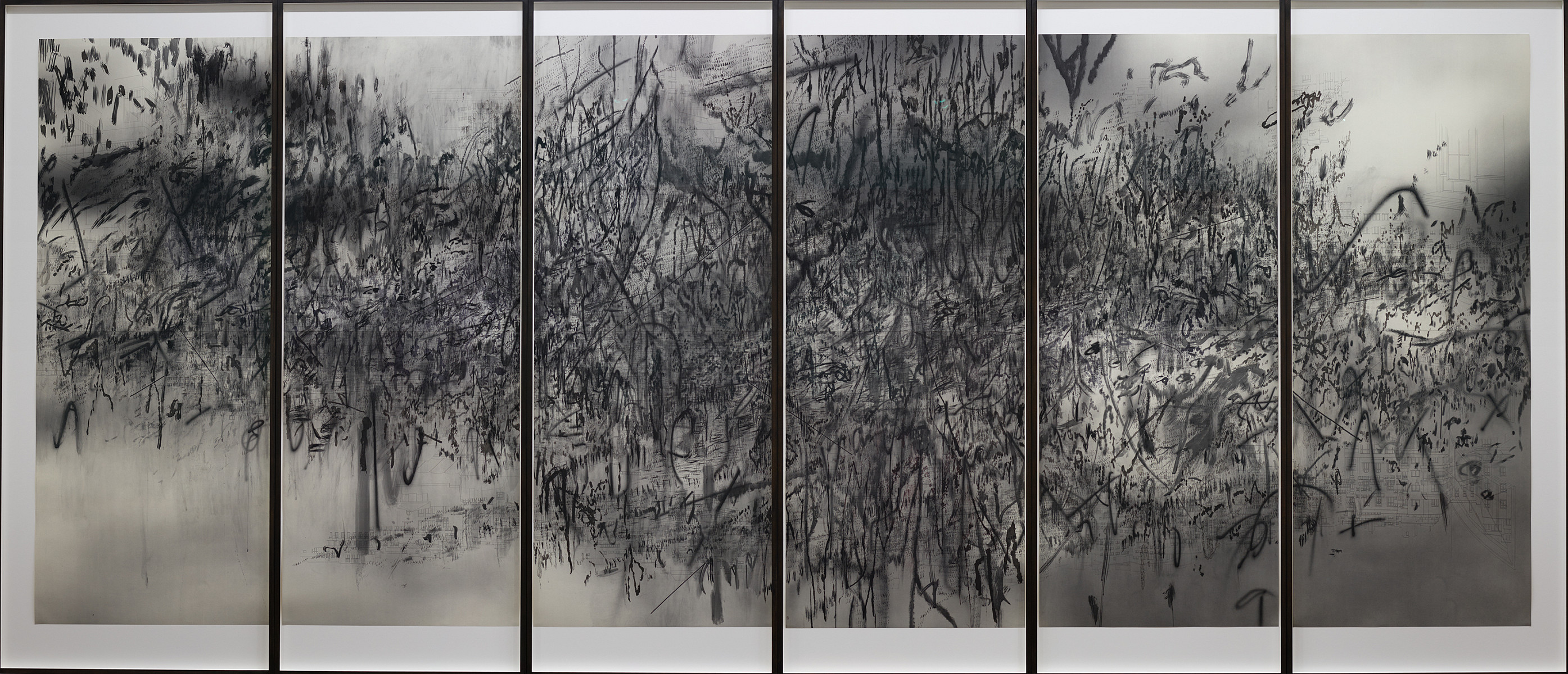 Julie Mehretu: Epigraph, Damascus, 2016