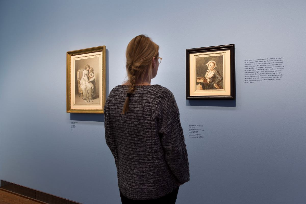 Exhibition view, Poussin to David | Photo © Bureau Kies
