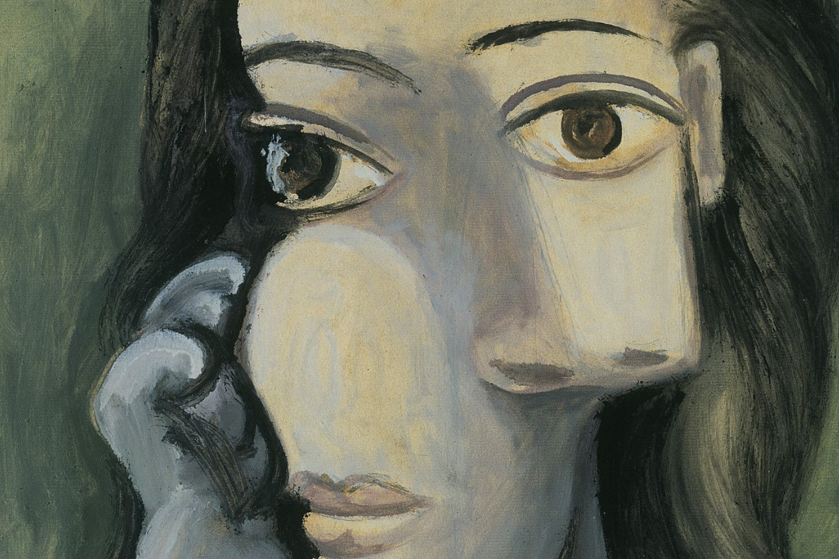 Bust of a woman shown frontally, with simplified forms and strong color contrasts.Credit: Pablo Picasso: Buste de femme, 1940 64 × 46 cm, Oil on canvas (Museum Berggruen, Berlin © Succession Picasso / Bildrecht, Wien 2026) Photo: bpk