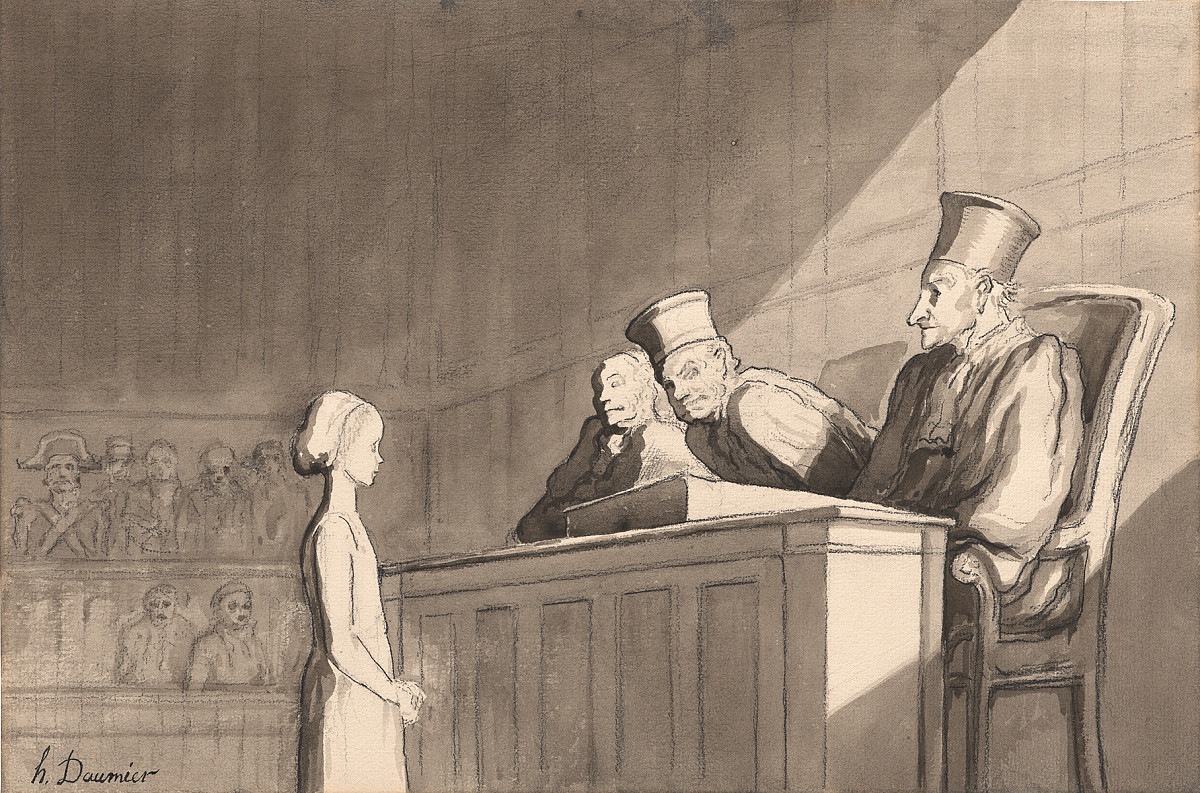 Honoré Daumier: Testimony of a minor, n.d.