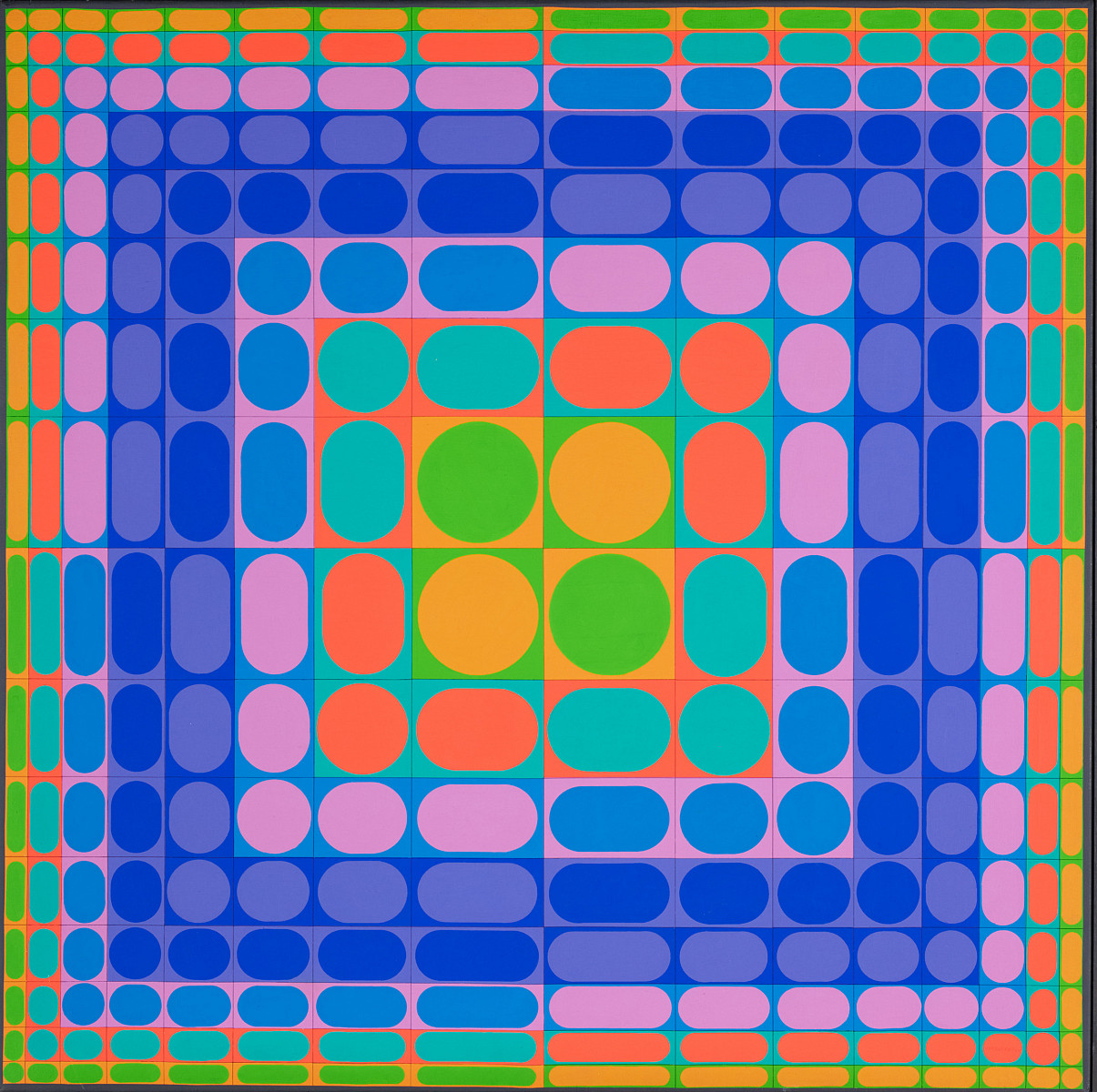 Victor Vasarely: GYK K2, 1974