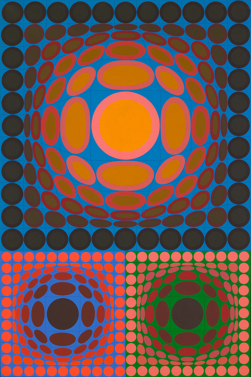 Victor Vasarely: Trivega, 1976