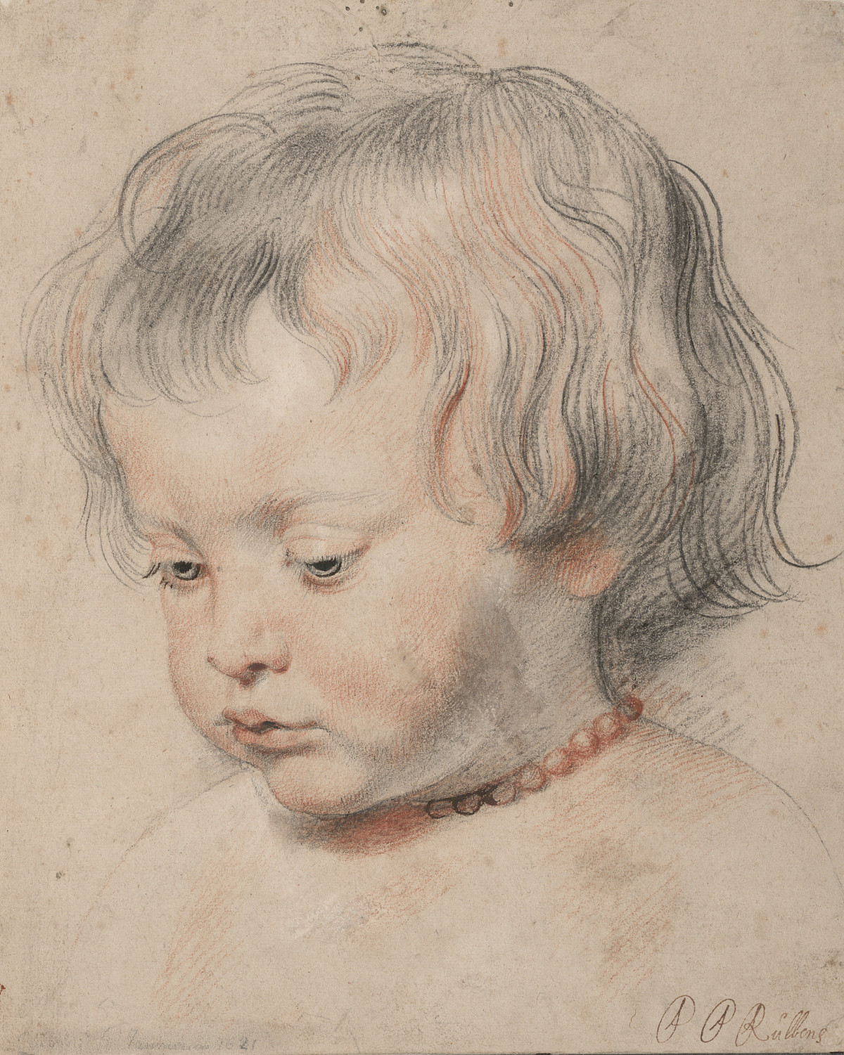 Peter Paul Rubens: Nicholaas Rubens with Coral Necklace, c. 1619