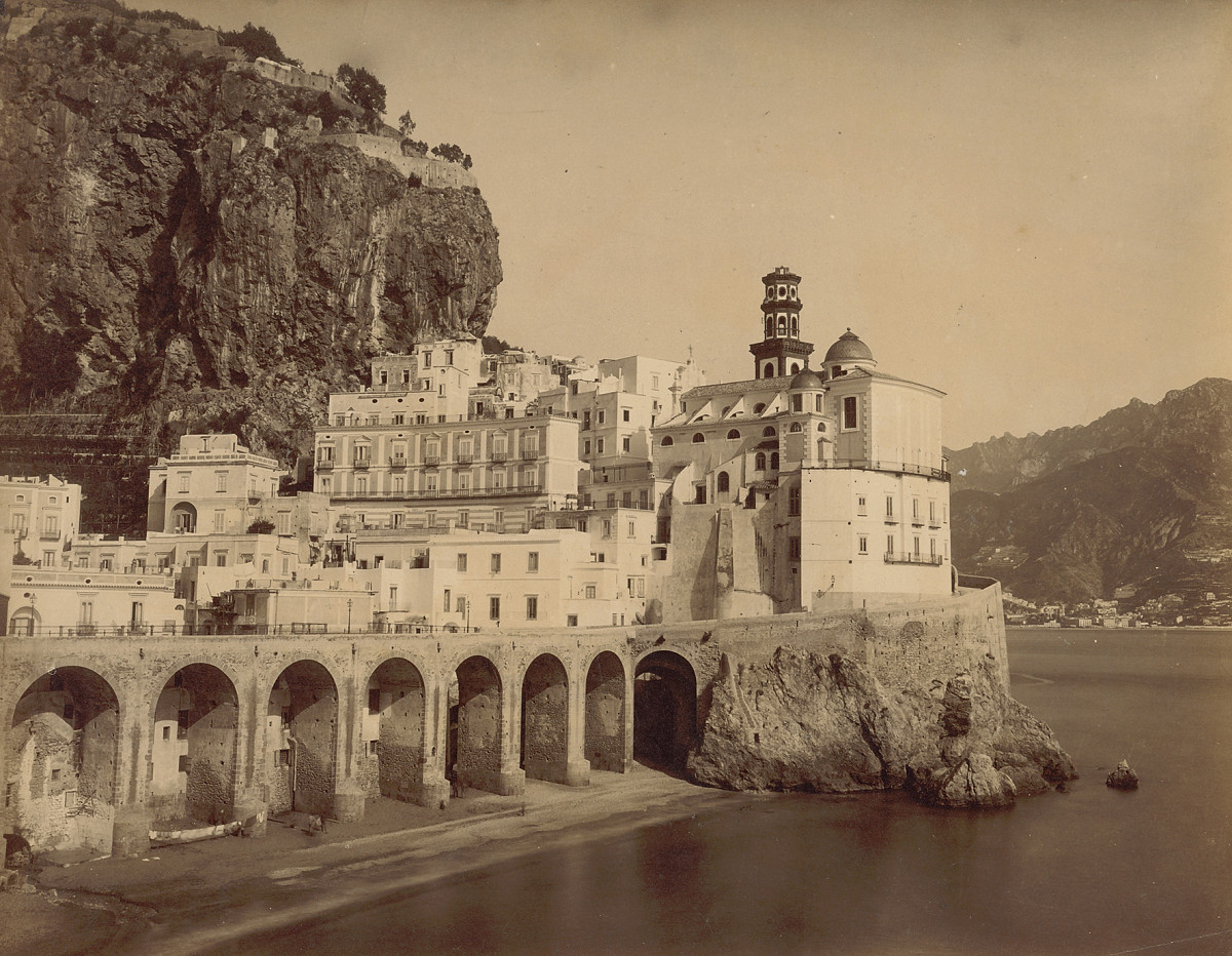 Giorgio Sommer: Atrani, Italien, 1868–1870