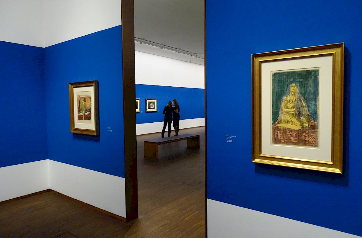 Einblick in die Ausstellungshalle, Edvard Munch | Foto © 2015, Christian Wachter