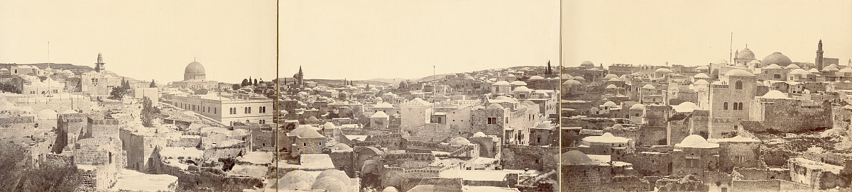 Christian Paier: Innere Ansicht von Jerusalem, 1864