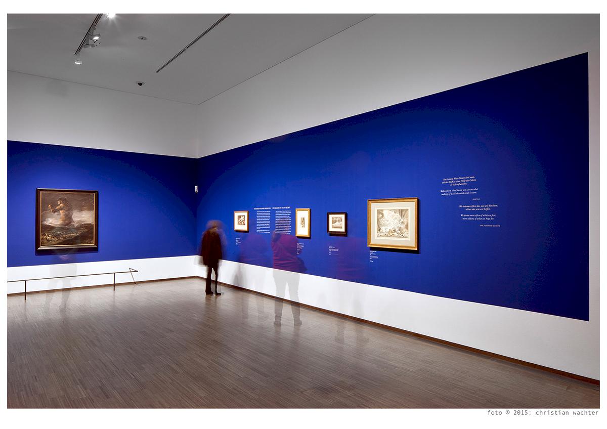 Einblick in die Ausstellungshalle, Welten der Romantik | Foto © 2015, Christian Wachter