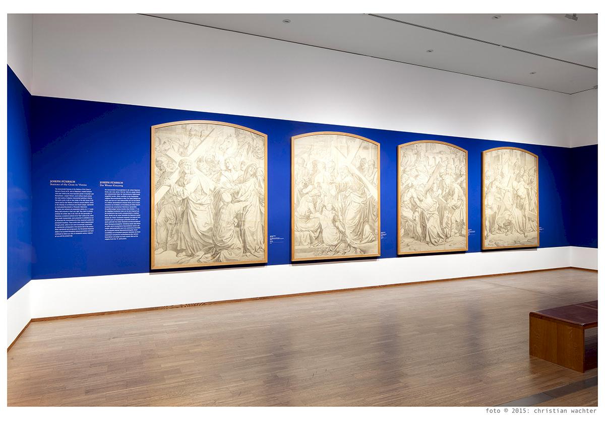 Einblick in die Ausstellungshalle, Welten der Romantik | Foto © 2015, Christian Wachter