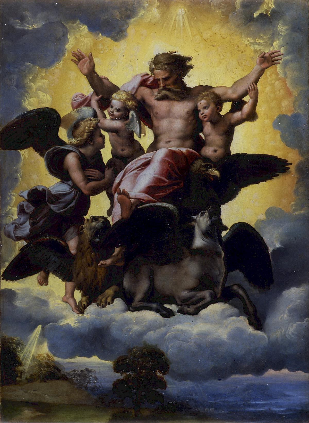 Raphael: The Vision of Ezekiel, 1516-1517