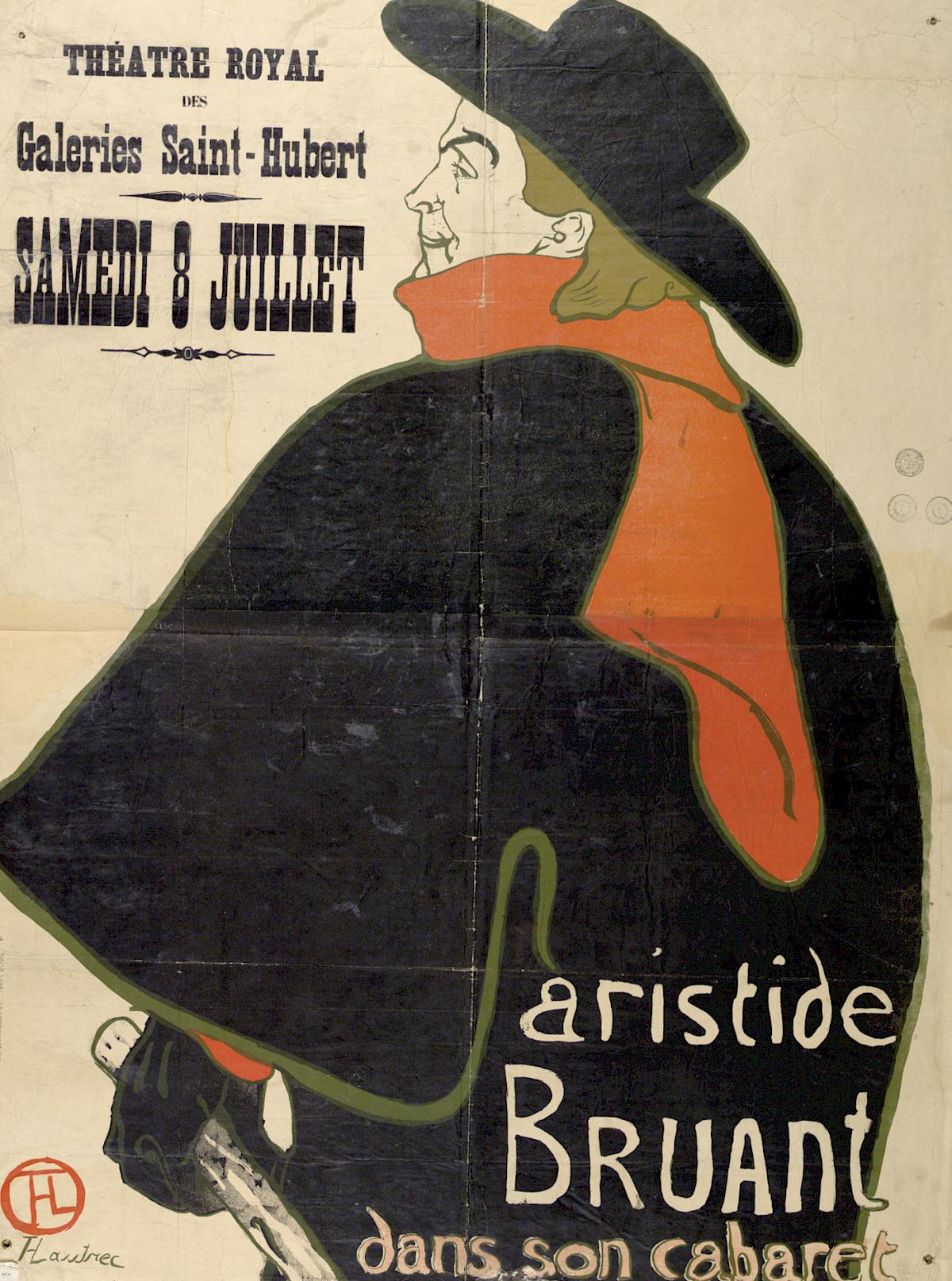 Henri de Toulouse-Lautrec: Aristide Bruant dans son cabaret, 1893