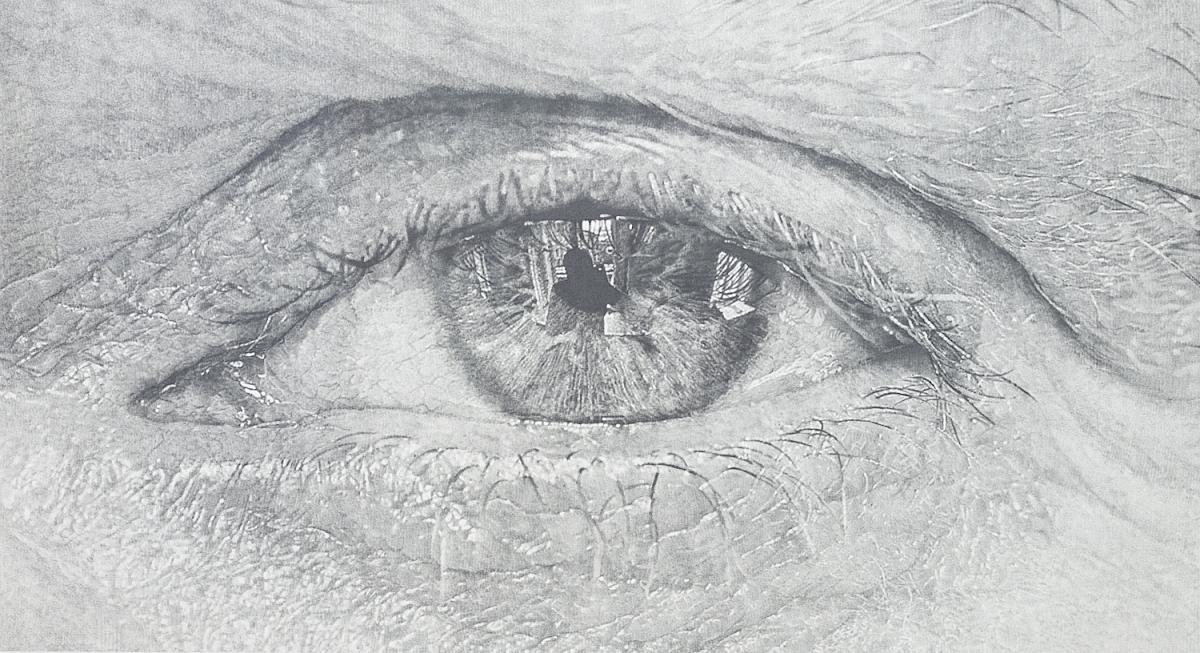 Sonja Gangl: CAPTURED ON PAPER_eyes, 2015