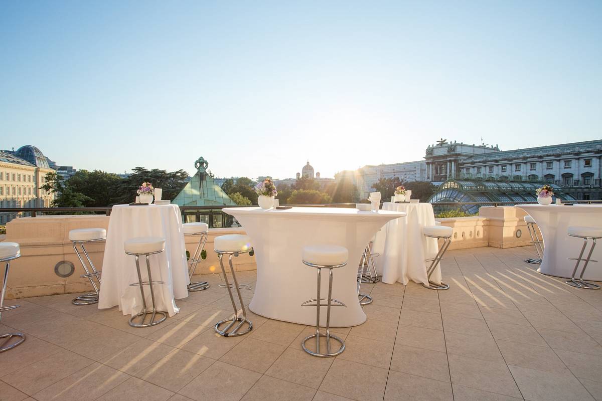 Ihr Event auf der Terrasse der Albertina | Foto © Elena Azzalini