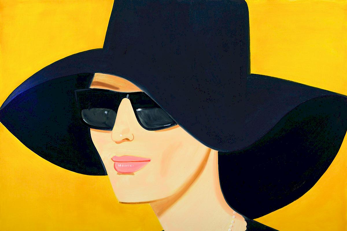 Alex Katz | Black Hat #2 , 2010 | Albertina, Sammlung Batliner