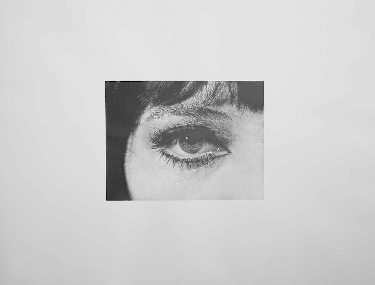 Sonja Gangl: CAPTURED ON PAPER_eyes (Alphaville), unikat, 2012