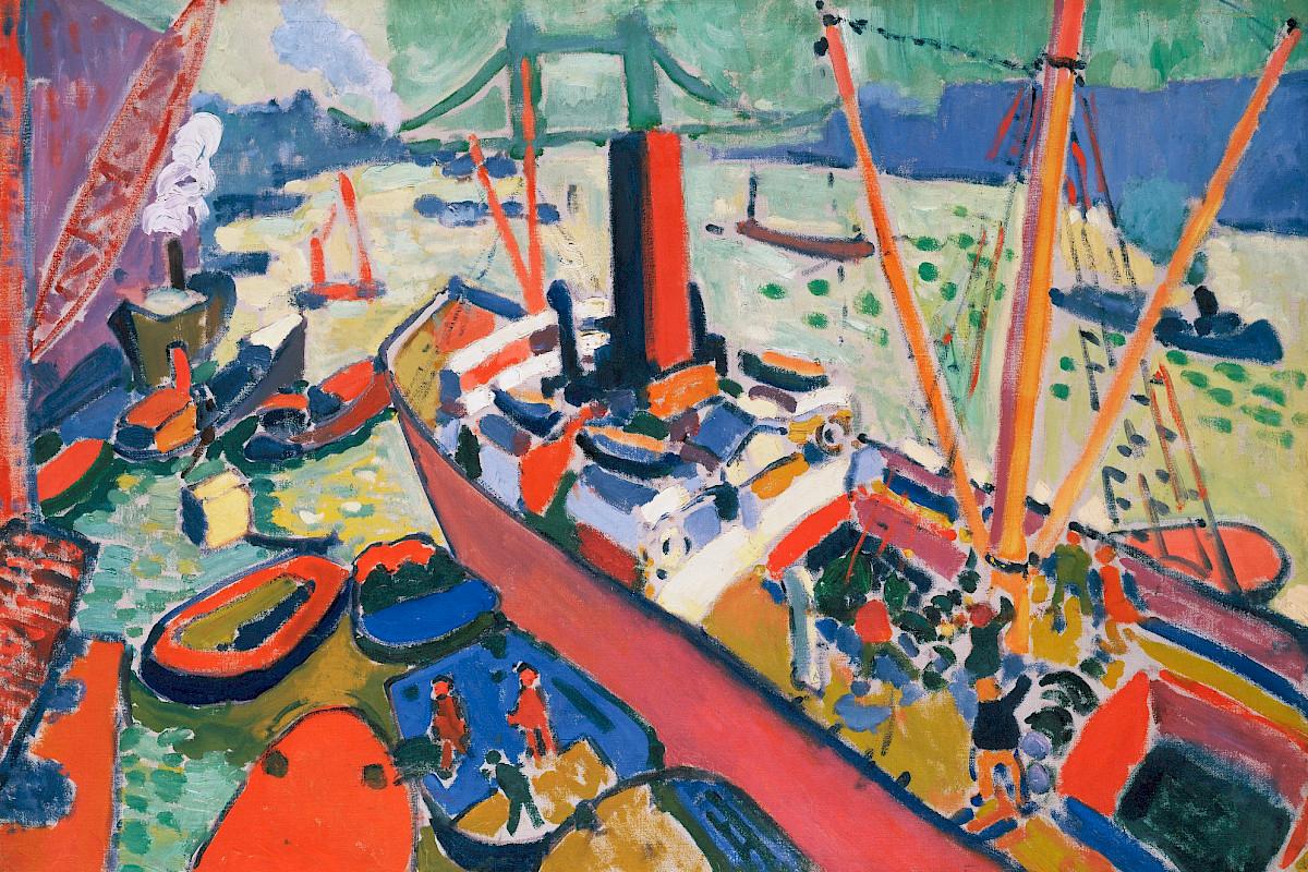 André Derain | The Pool of London, 1906/07
| Tate, London © VBK, Wien 2013
