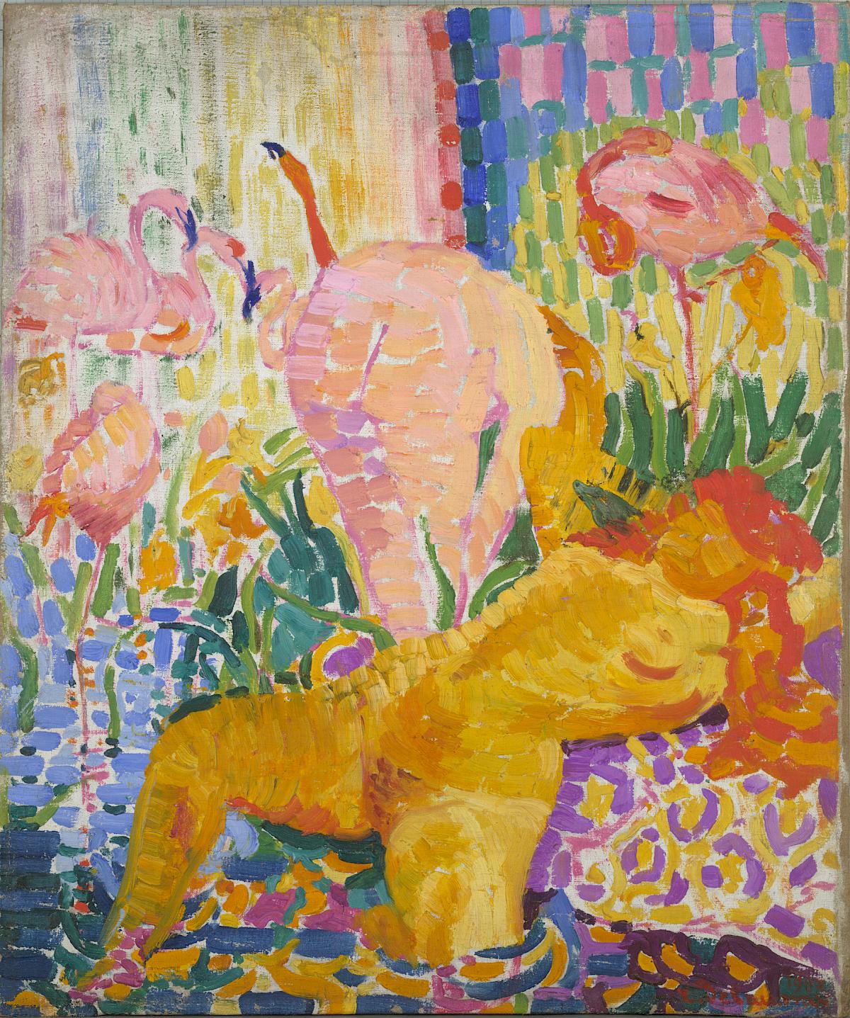 Robert Delaunay: Nudes with Ibises, 1907