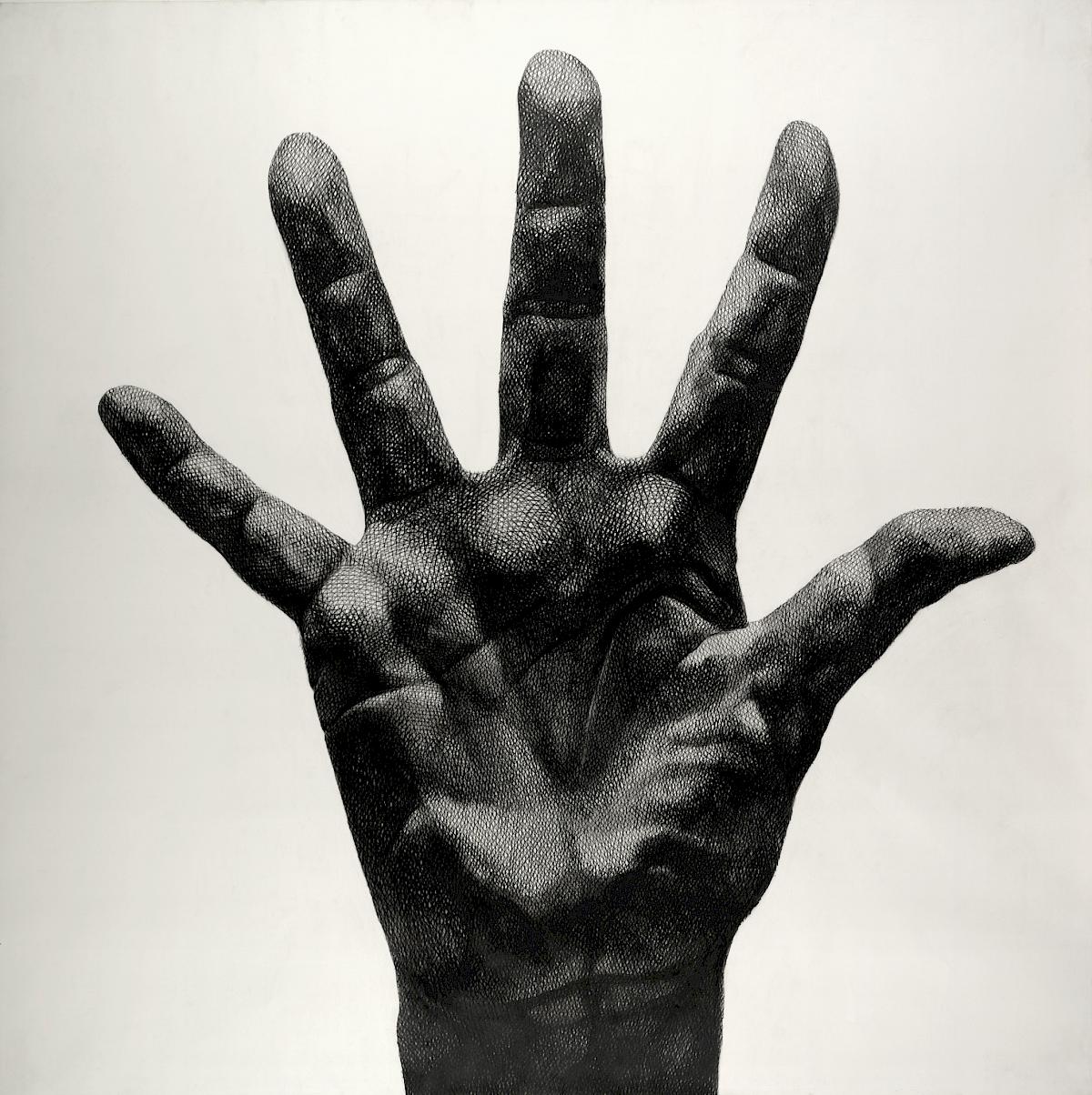 Florentina Pakosta: Large hand with stilted fingers, 1981