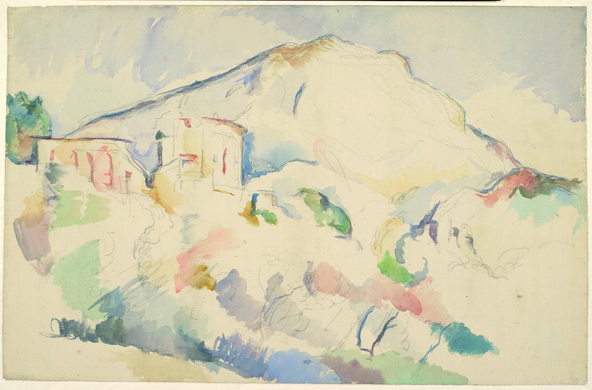 Paul Cézanne: The Château Noir with Mont Sainte-Victoire, ca. 1890-95 