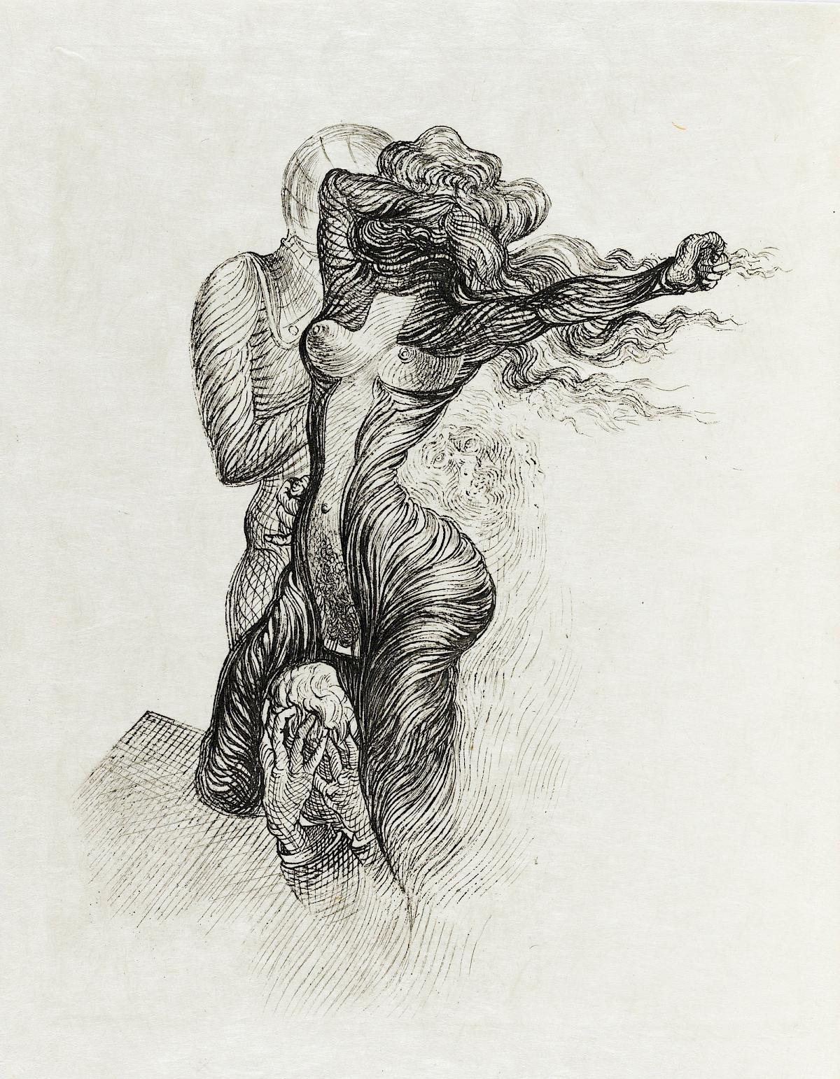 Salvador Dalí: Frontispiz for André Breton and Paul Éluard, L'immaculée Conception, 1930