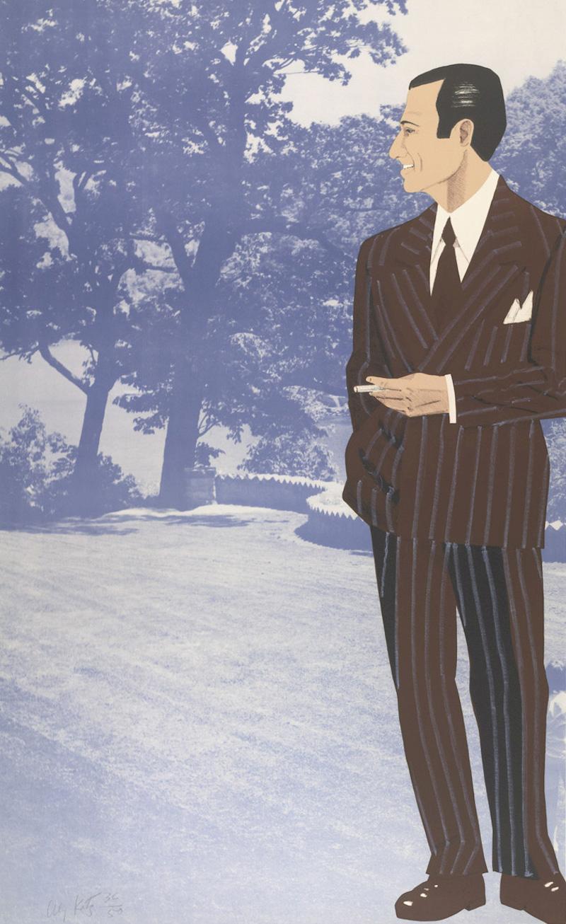 Alex Katz : Alex at Cheat Lake, 1969