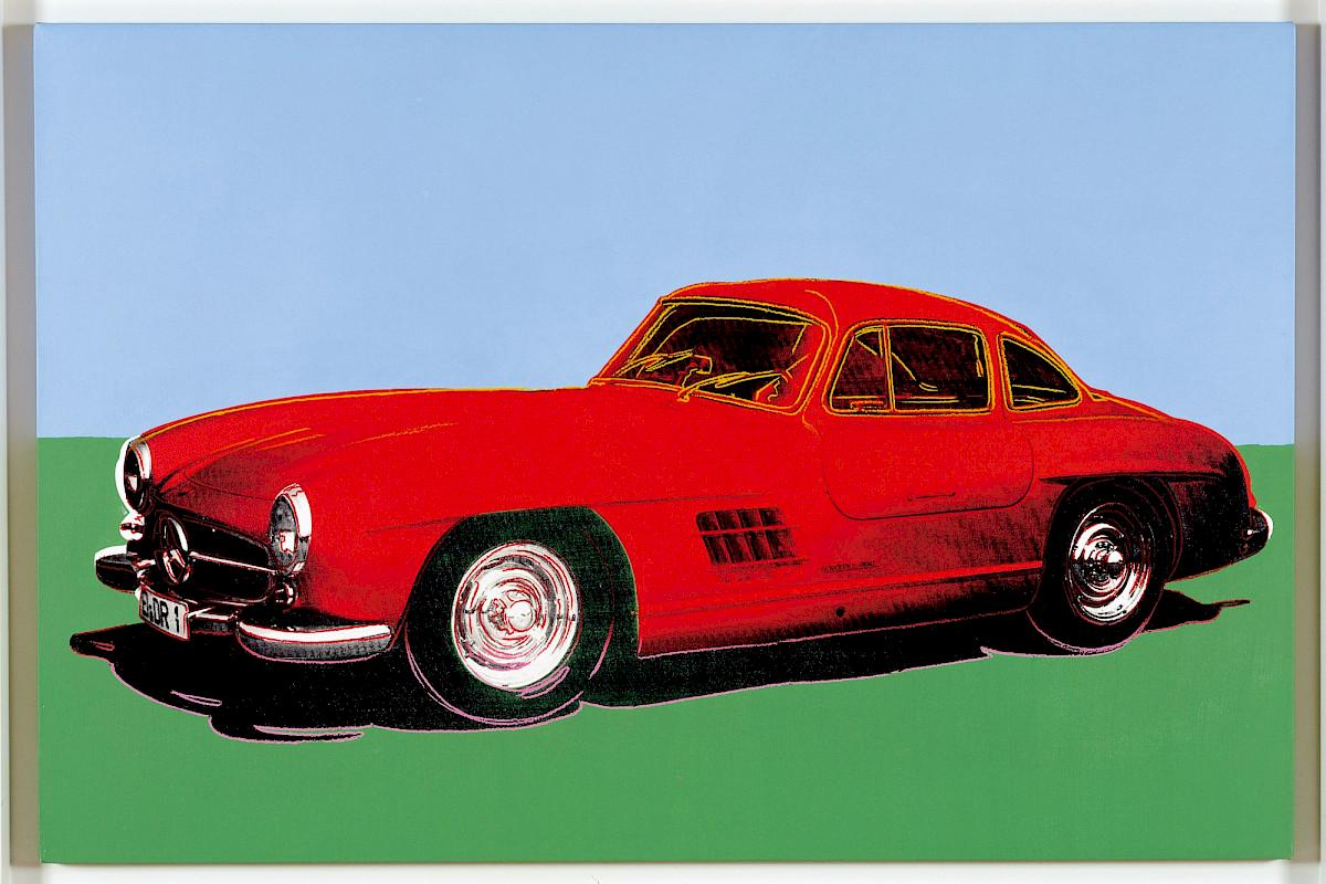 Andy Warhol |
Mercedes-Benz 300 SL Coupé, 1954
|
Daimler Kunst Sammlung Stuttgart/Berlin © The Andy Warhol Foundation for the Visual Arts.Inc./VBK, Wien 2010