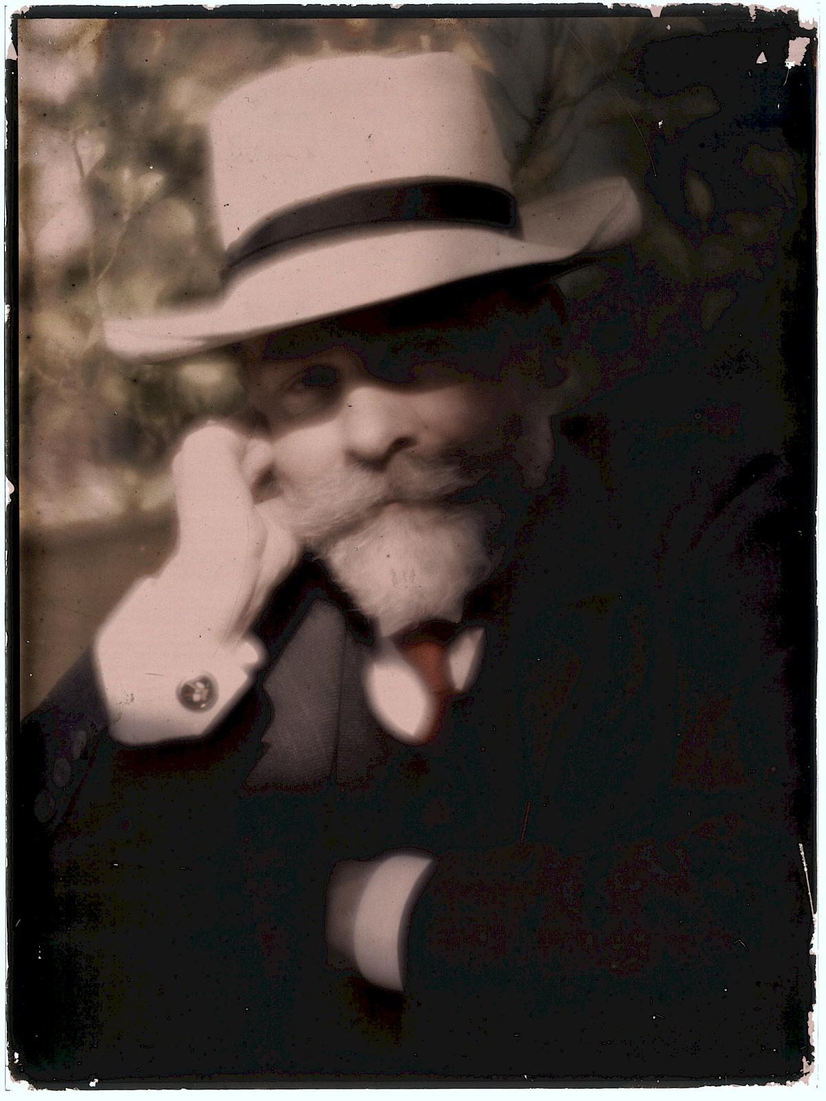 Heinrich Kühn: Wilhelm Schwind, ca. 1908