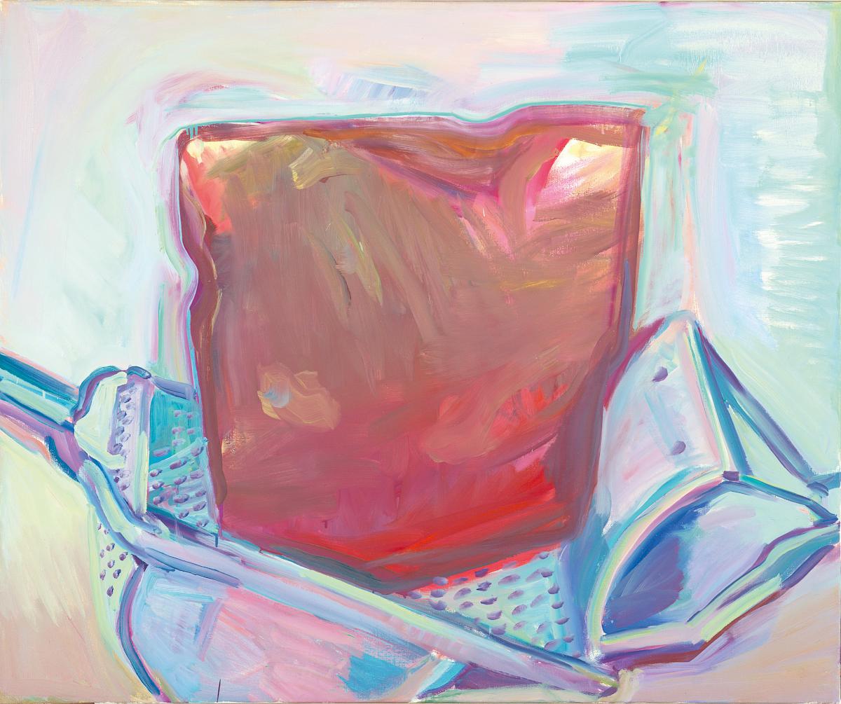 Maria Lassnig: Potato Press, 1989