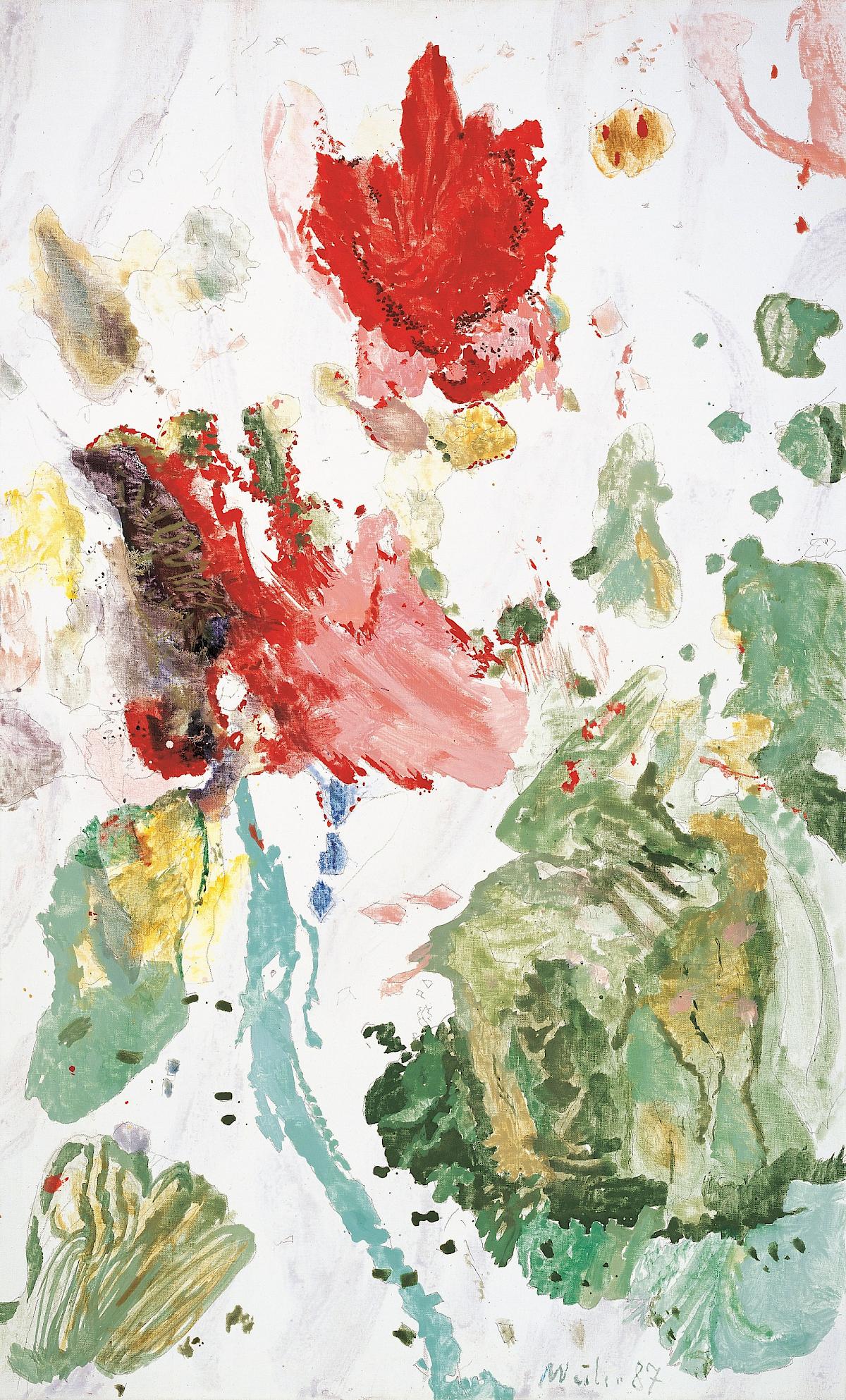 Max Weiler: July Rose, 1987