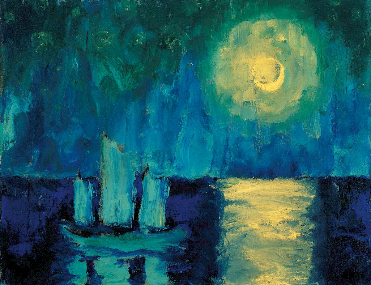Emil Nolde | Mondnacht, 1914 | Albertina, Wien - Sammlung Batliner © Nolde Stiftung Seebüll