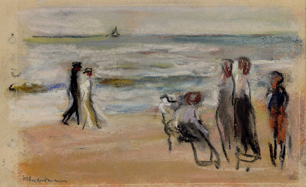 Max Liebermann | Am Strand von Nordwijk, um 1908 | © Albertina, Wien