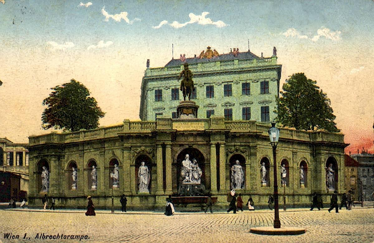 Historische Ansicht der Albertina