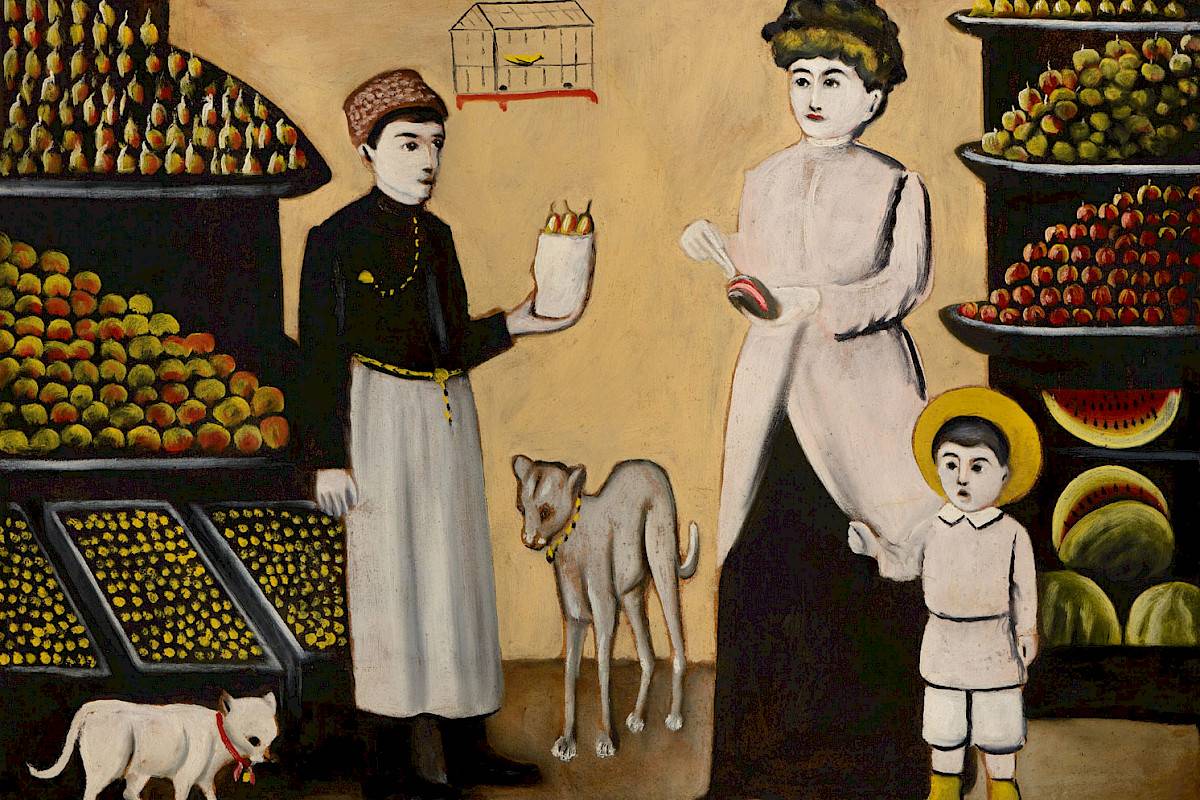 Niko Pirosmani | Tartar Fruit Seller | Albertina, Wien © Infinitart Foundation