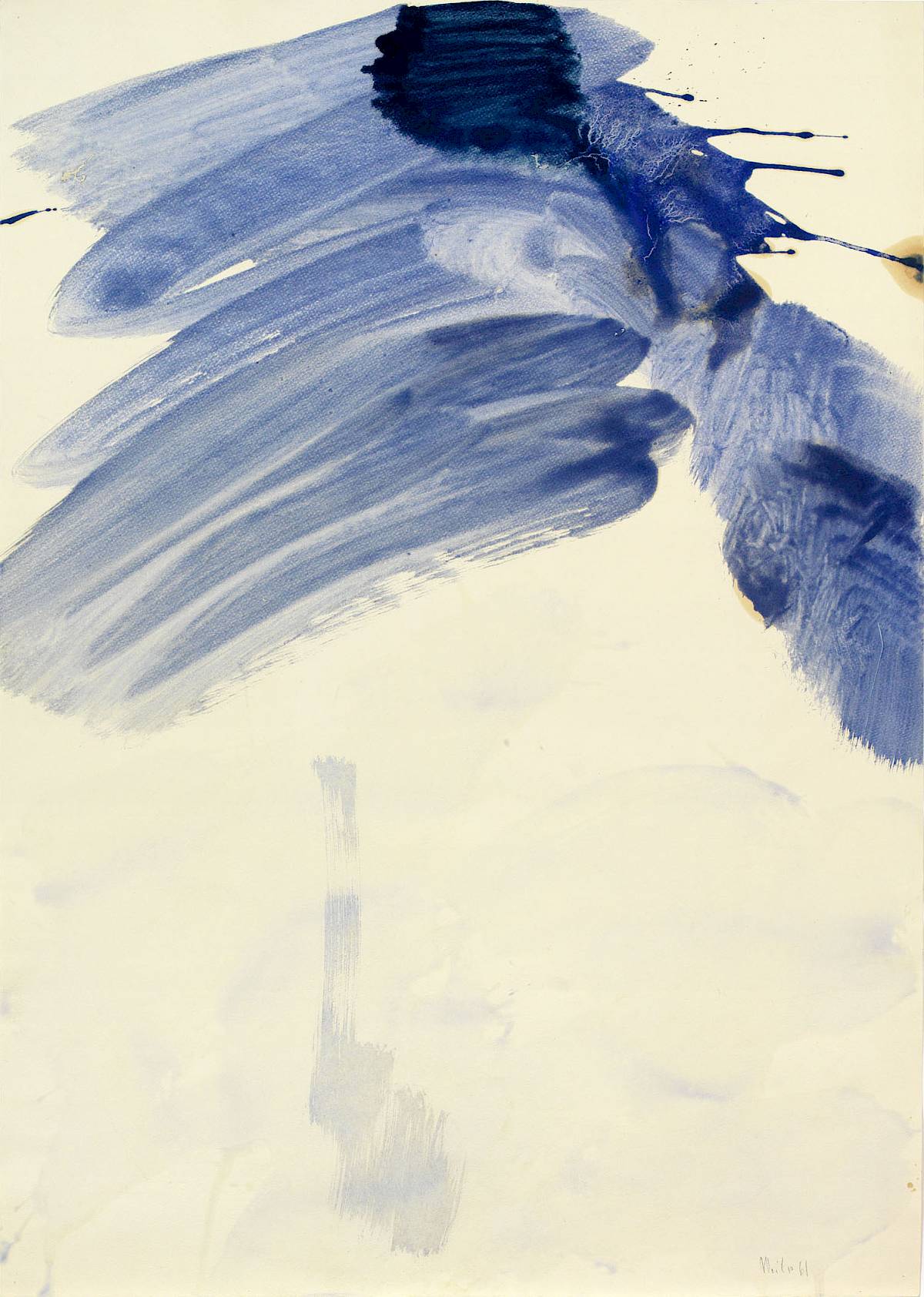 Max Weiler: Als alle Dinge ... blau [As all Things … Blue], 1961