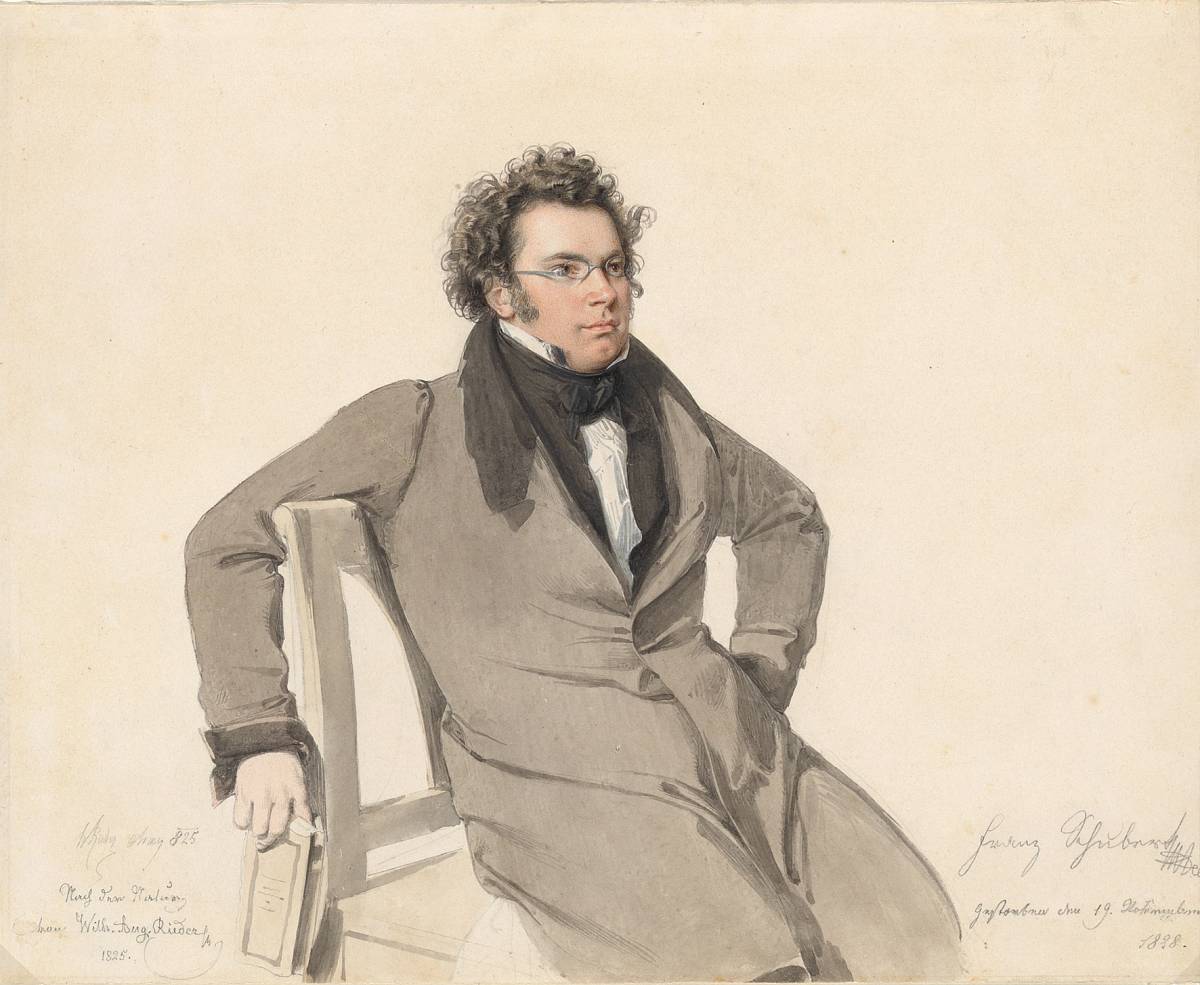 Wilhelm August Rieder: Franz Schubert, 1825