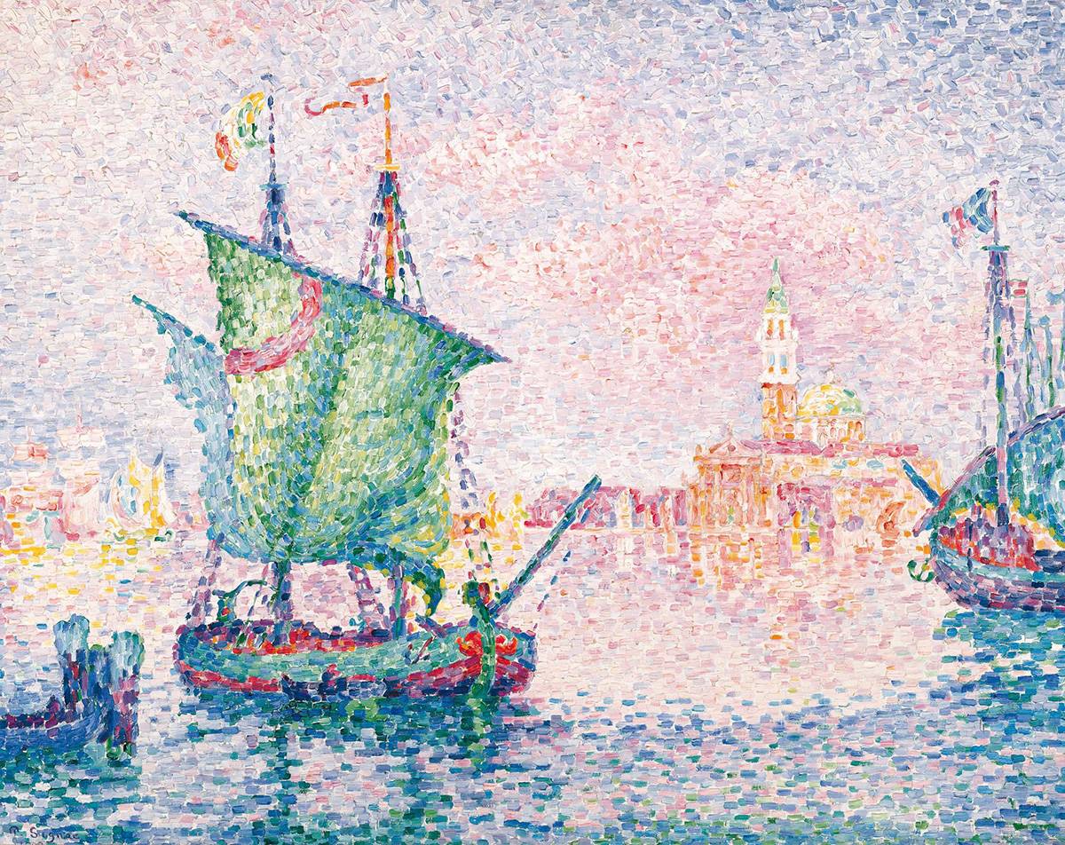 Paul Signac | Venedig, die rosa Wolke, 1909 | © Albertina, Wien. Sammlung Batliner