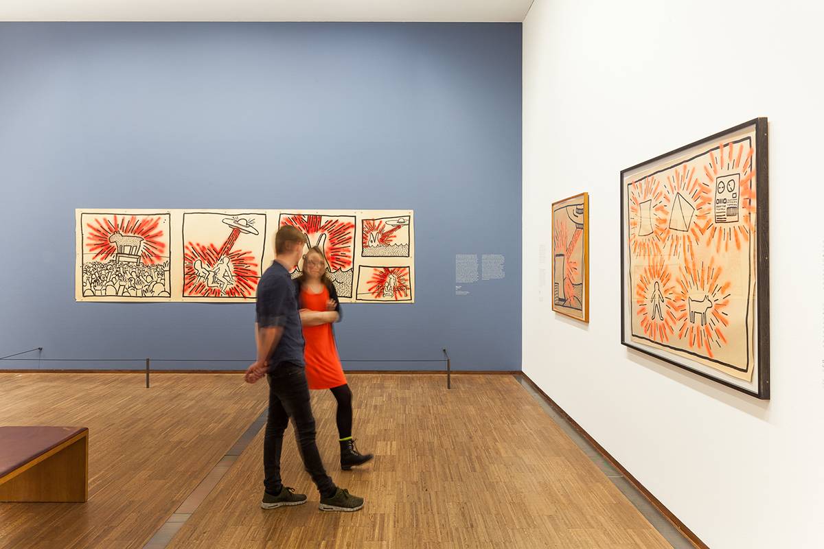 Einblick in die Ausstellungshalle Keith Haring | Foto © Robert Bodnar