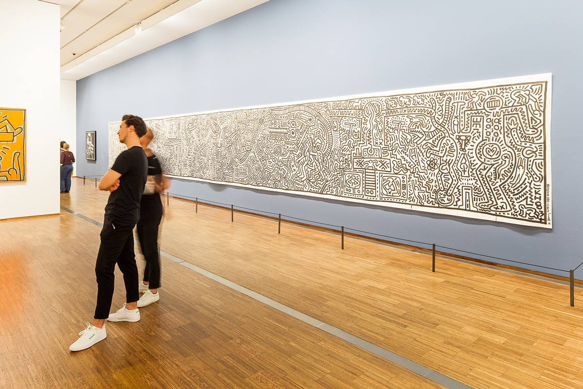 Einblick in die Ausstellungshalle Keith Haring | Foto © Robert Bodnar