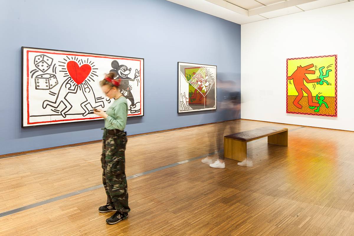 Einblick in die Ausstellungshalle Keith Haring | Foto © Robert Bodnar
