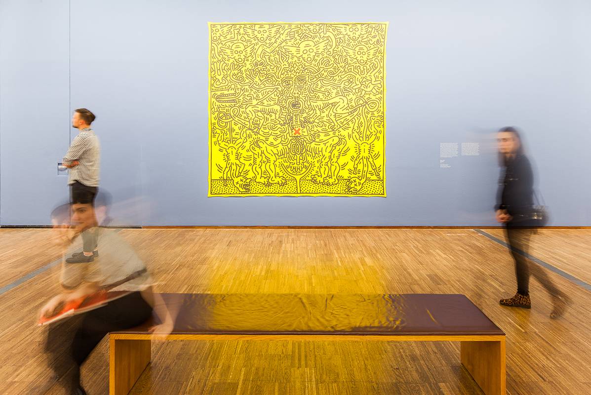 Einblick in die Ausstellungshalle Keith Haring | Foto © Robert Bodnar