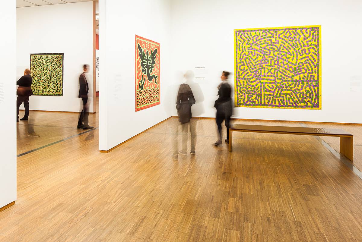 Einblick in die Ausstellungshalle Keith Haring | Foto © Robert Bodnar