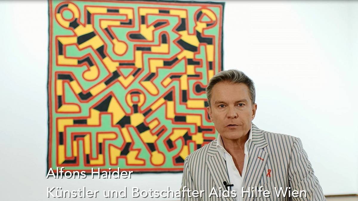 Alfons Haider speaks about Keith Haring and his fight against HIV as well as the stigma associated with the disease.